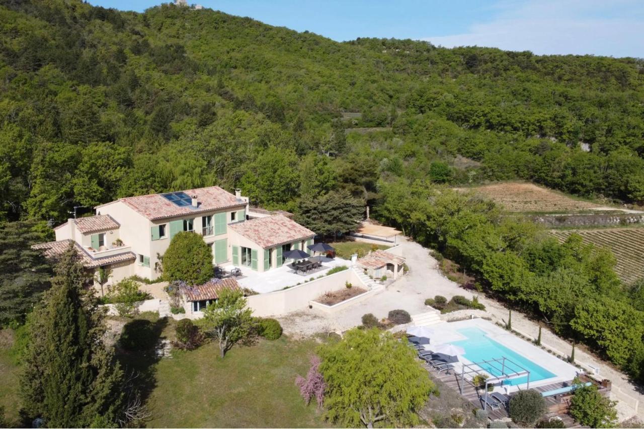 Magnifique Propriete Avec Vues Panoramiques Et Piscine Privee Villa Auribeau Exterior foto